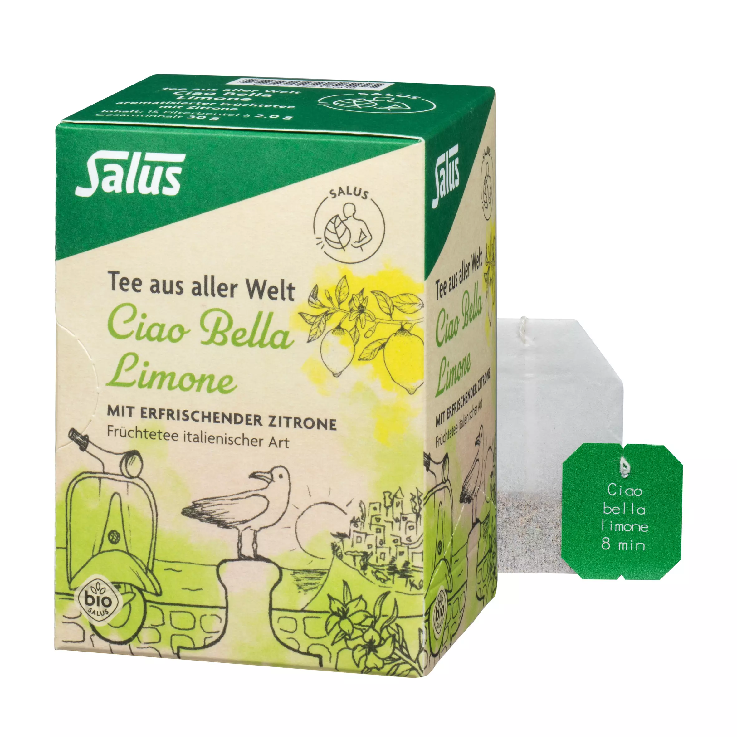 Ciao Bella Limone - aromatisierter Früchtetee mit Zitrone    