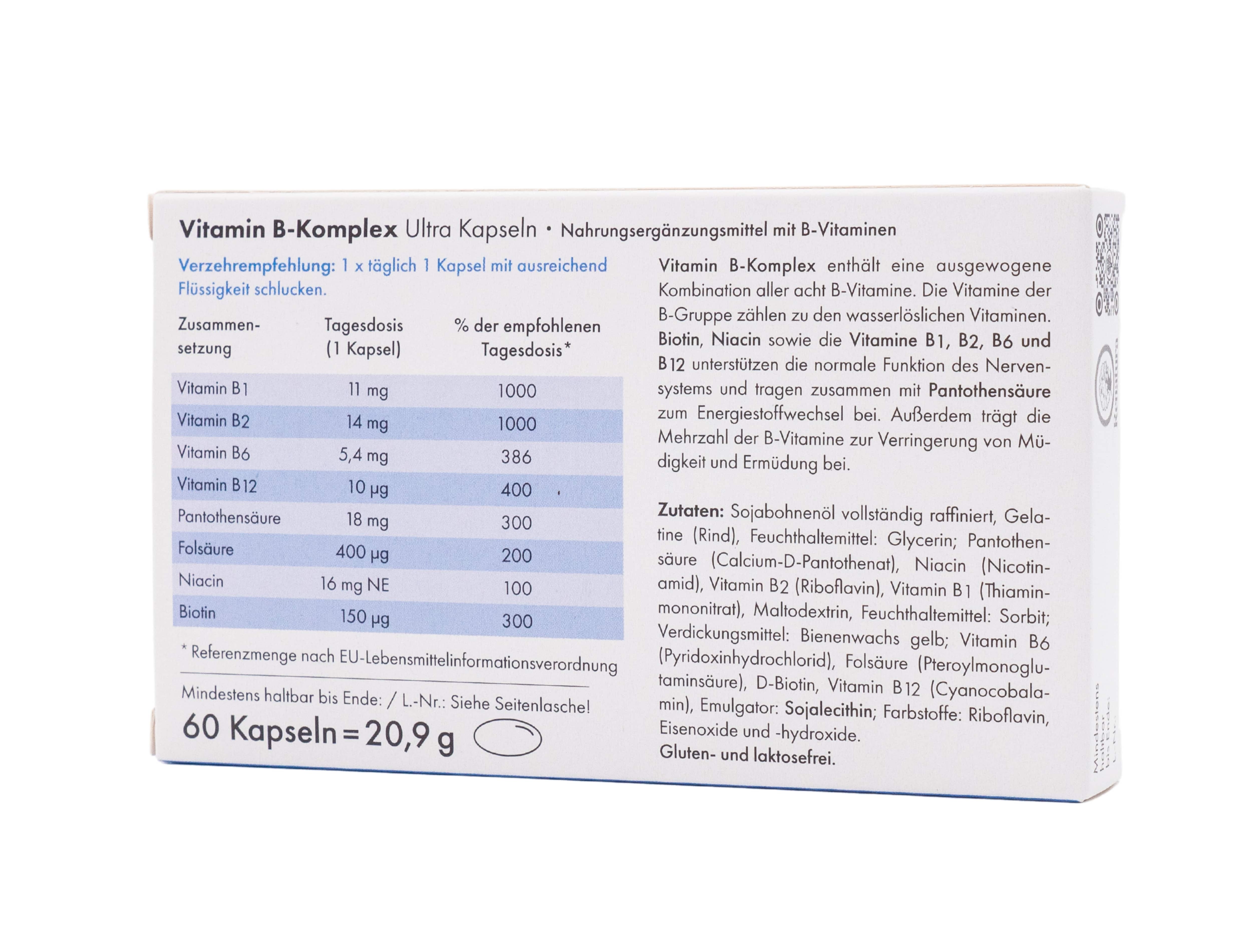 Vitamin B - Komplex Ultra Kapseln